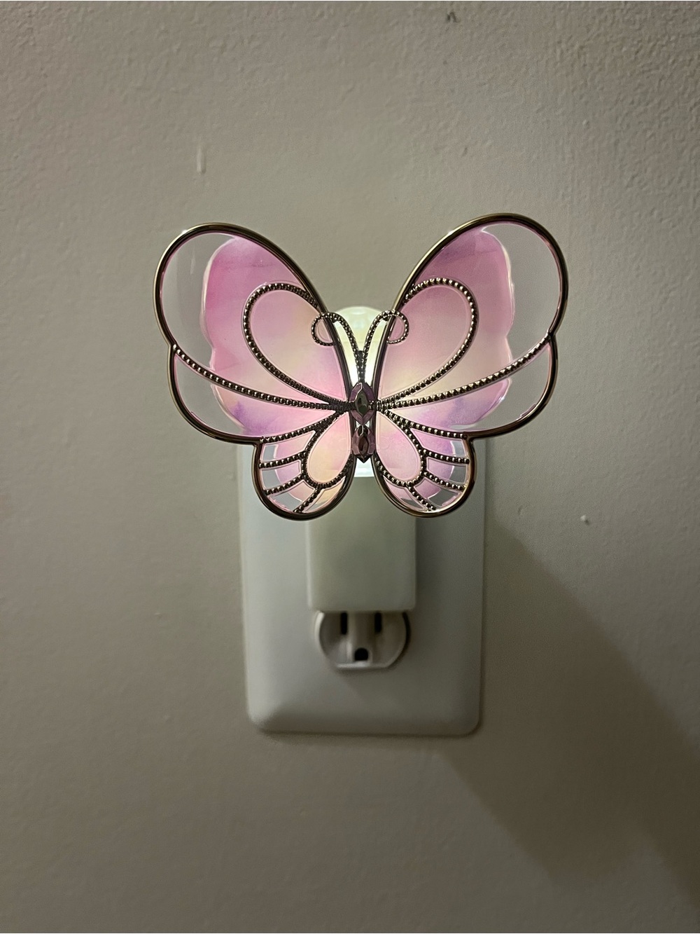 Bath & Body Works Pink Butterfly Plug-In Nightlight